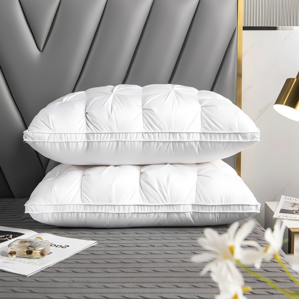 Hypoallergenic Sleep Cushion — Engineered Support Pillow