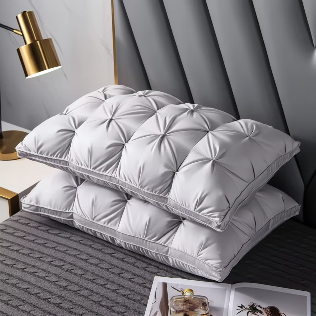 Hypoallergenic Sleep Cushion — Engineered Support Pillow