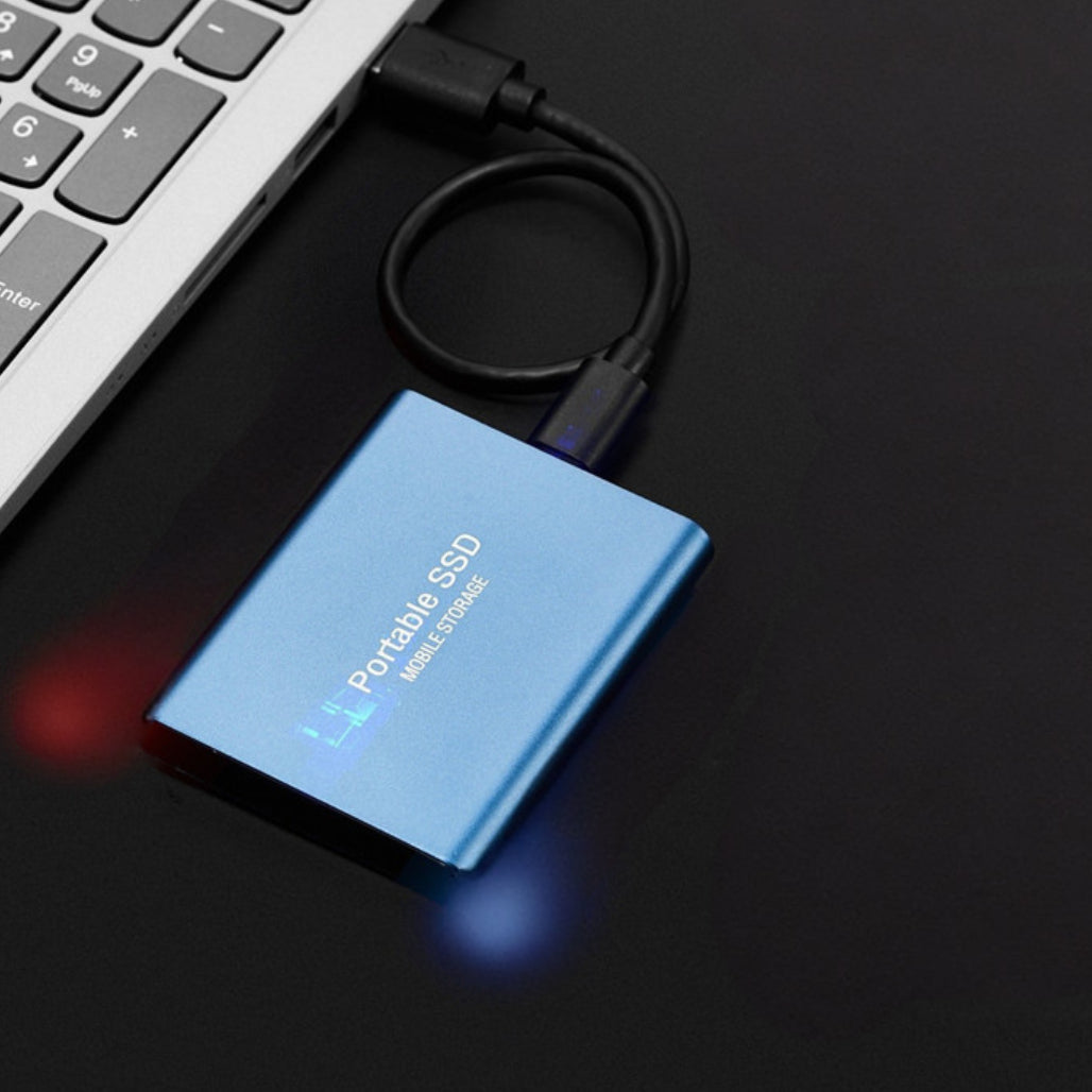 SSD externe portable en aluminium - dispositif de stockage rapide