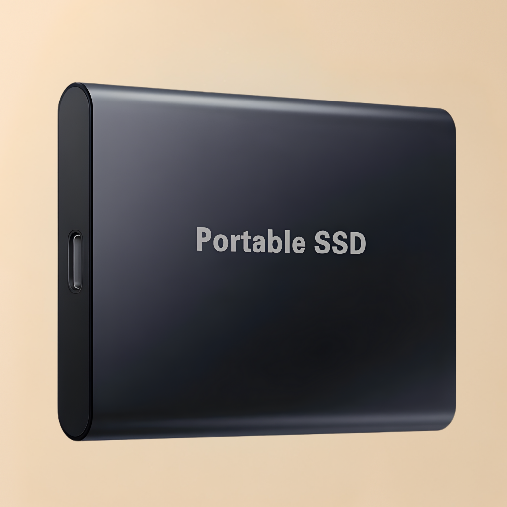 SSD externe portable en aluminium - dispositif de stockage rapide