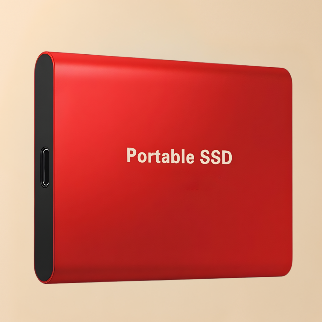 SSD externe portable en aluminium - dispositif de stockage rapide