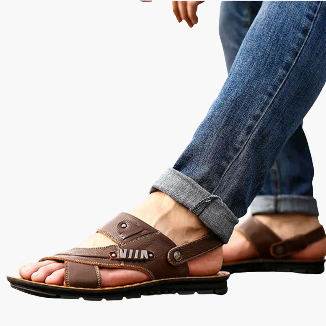 NexStride Ergonomic Men's Sandals With Adjustable Fit