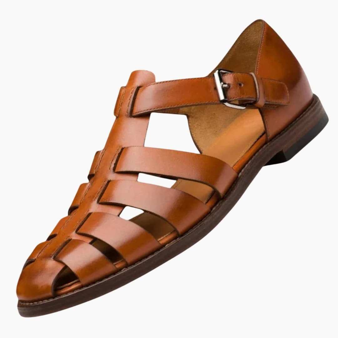 TerraFlex Adjustable Men's Sandals With Buckles And Textured Sole