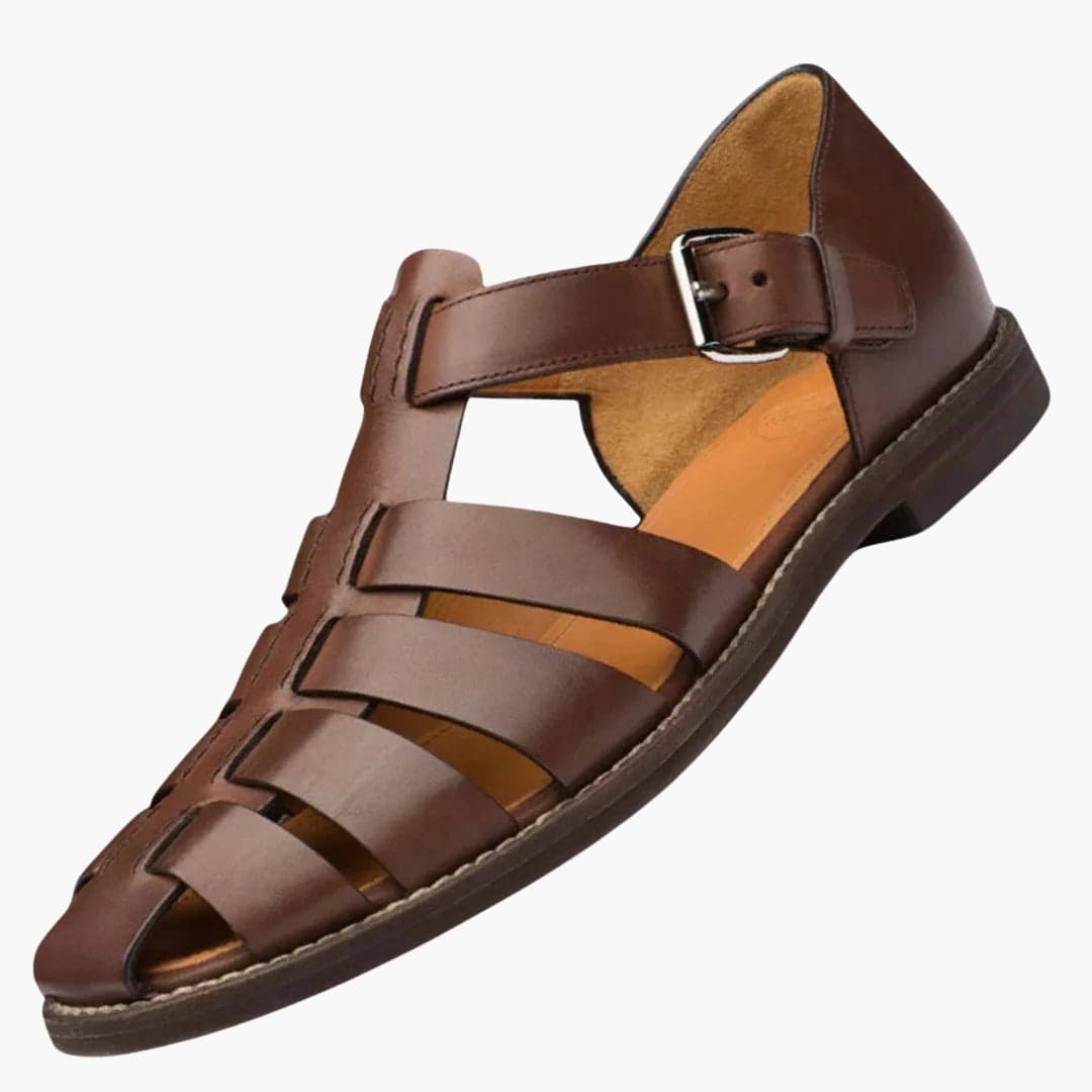 TerraFlex Adjustable Men's Sandals With Buckles And Textured Sole