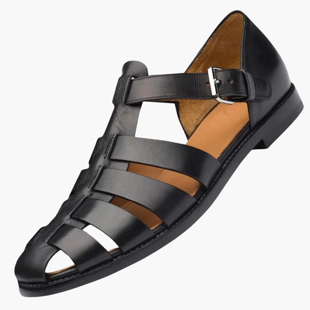 TerraFlex Adjustable Men's Sandals With Buckles And Textured Sole