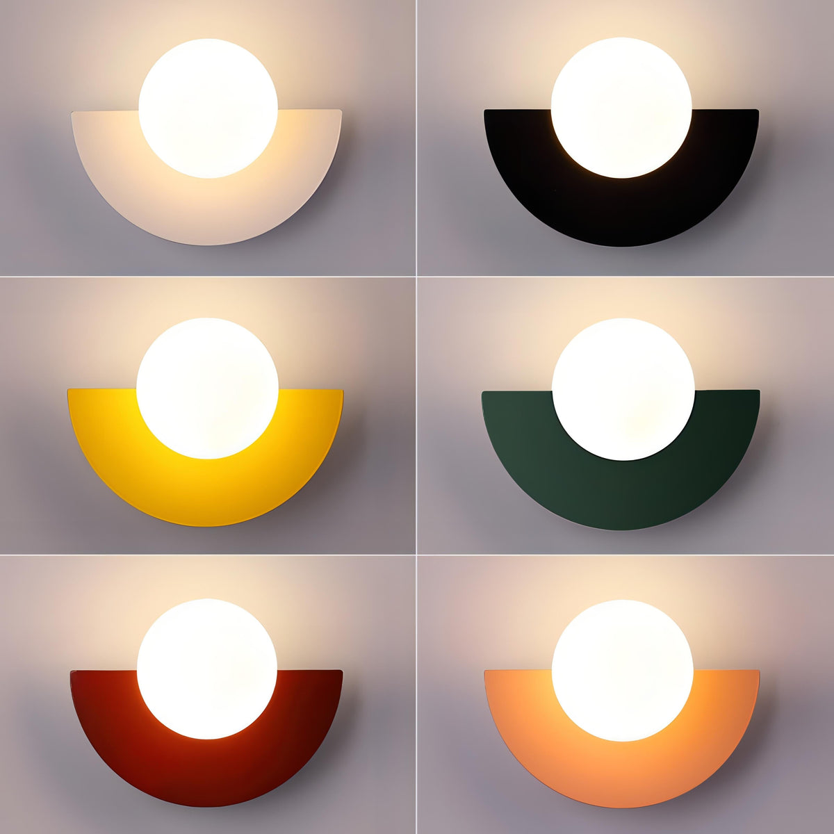 Arctiq Wall Lamp – Semi-Circular Scandinavian Warm Integrated LED