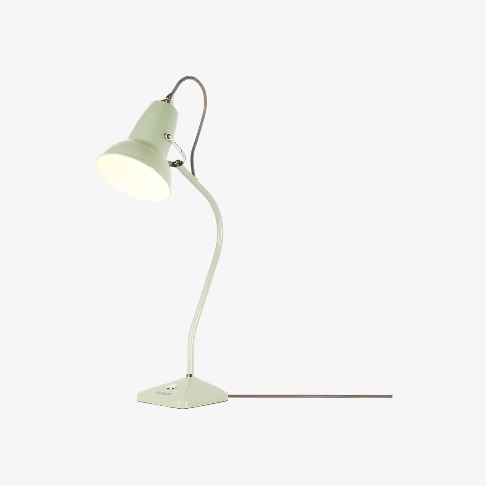 Modryx Pyramid Base Mini Table Lamp - Vintage Metal for Desk | Esilora
