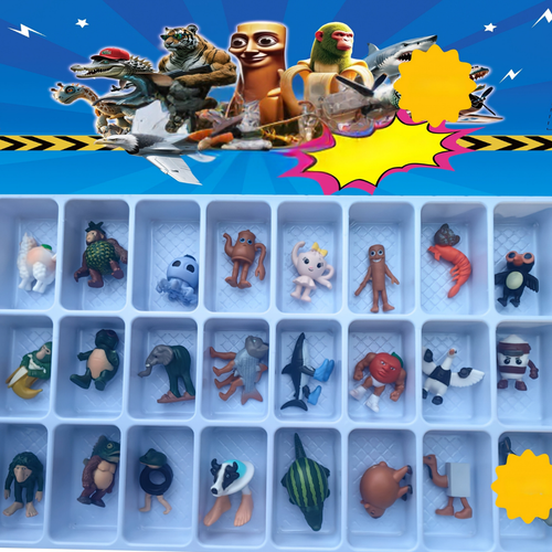 24-osainen monivärinen keräilyminifiguurisarja