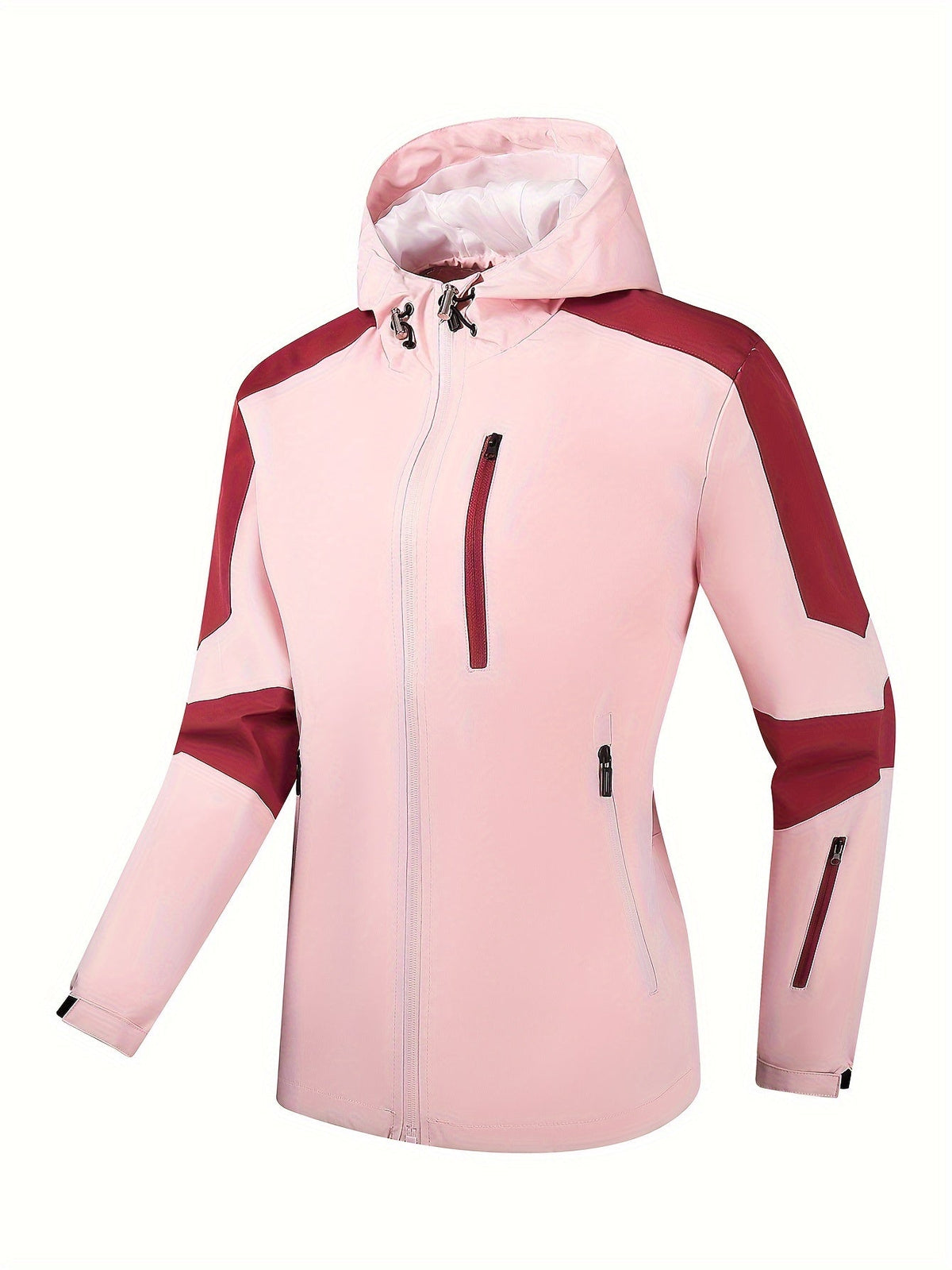 AquaVibe Women's Plus-Size Raincoat — Sporty, Weather-Resistant
