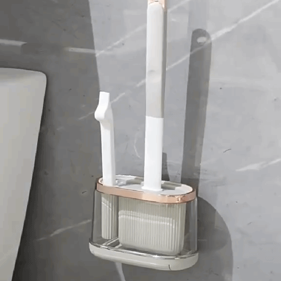 Silikone-toiletbørstesæt med holder – Esilora