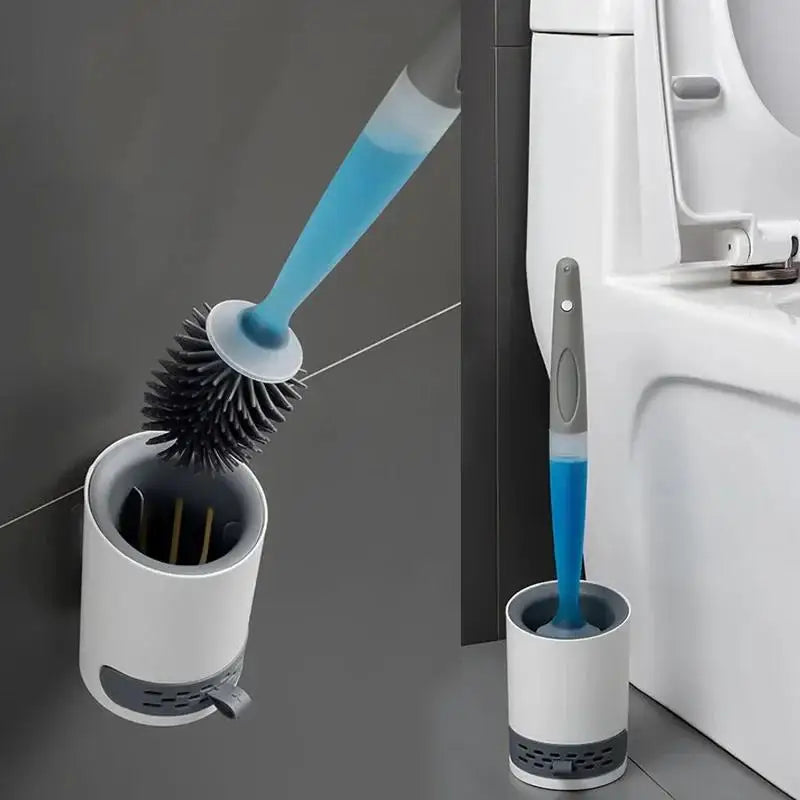Silicone Toilet Brush for Effortless, Scratch-Free Cleaning - Esilora