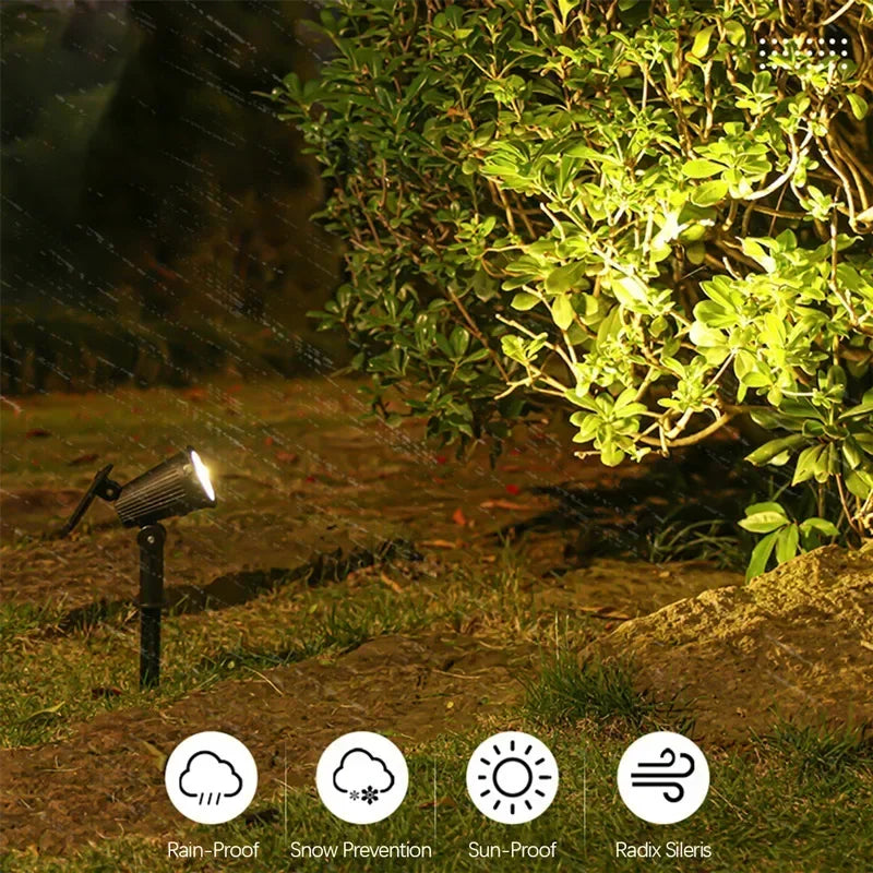 Solarer LED-Gartenstrahler für den Außenbereich - Esilora