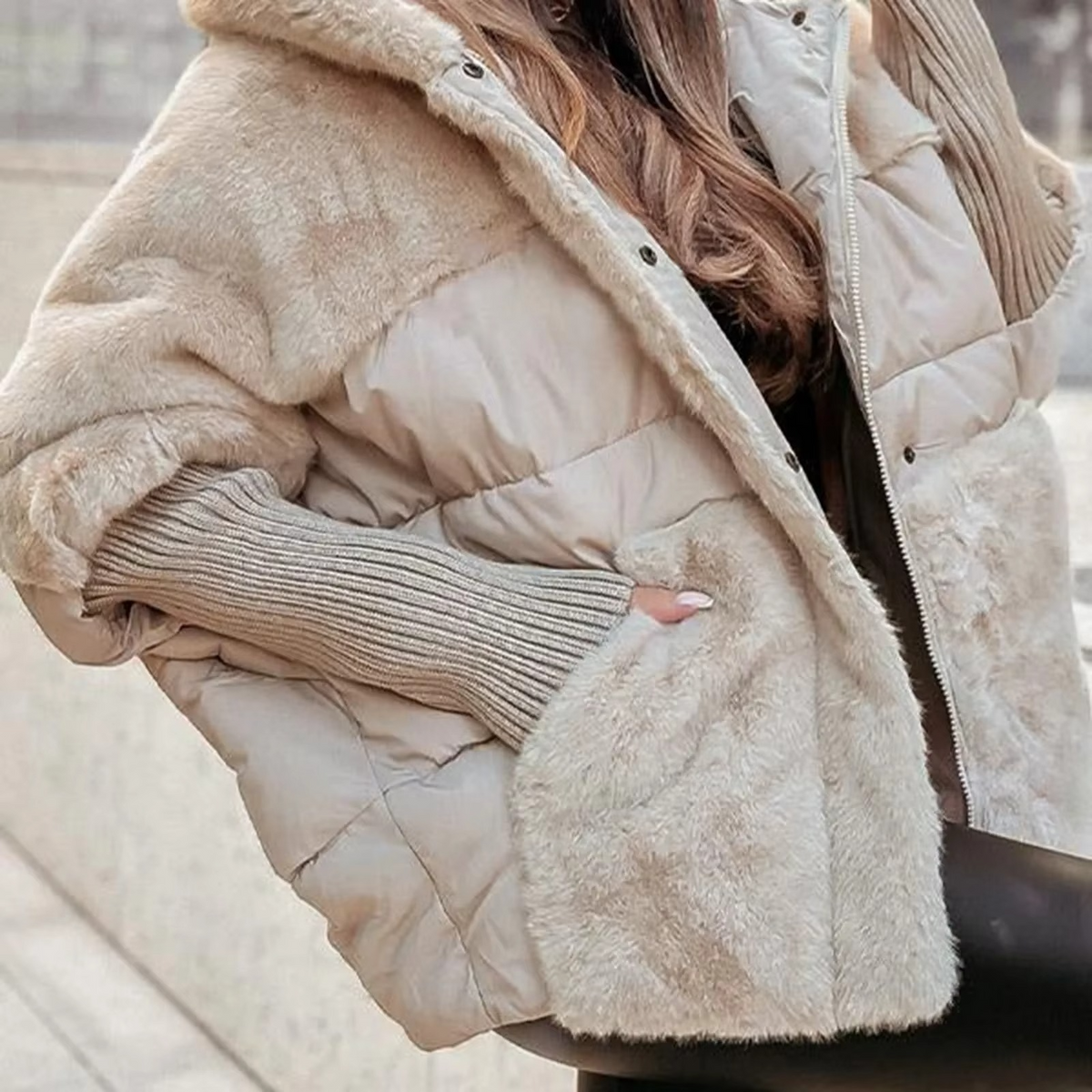 Abrigo de invierno para mujer Aurelia — cálido, cómodo, estilo liso atemporal