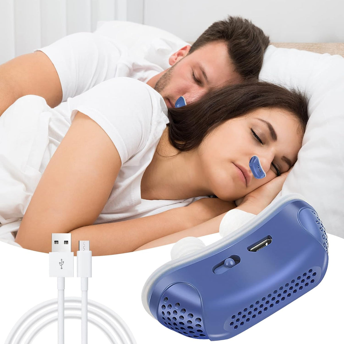 Micro Nasal CPAP Module — Portable Sleep Apnea Interface