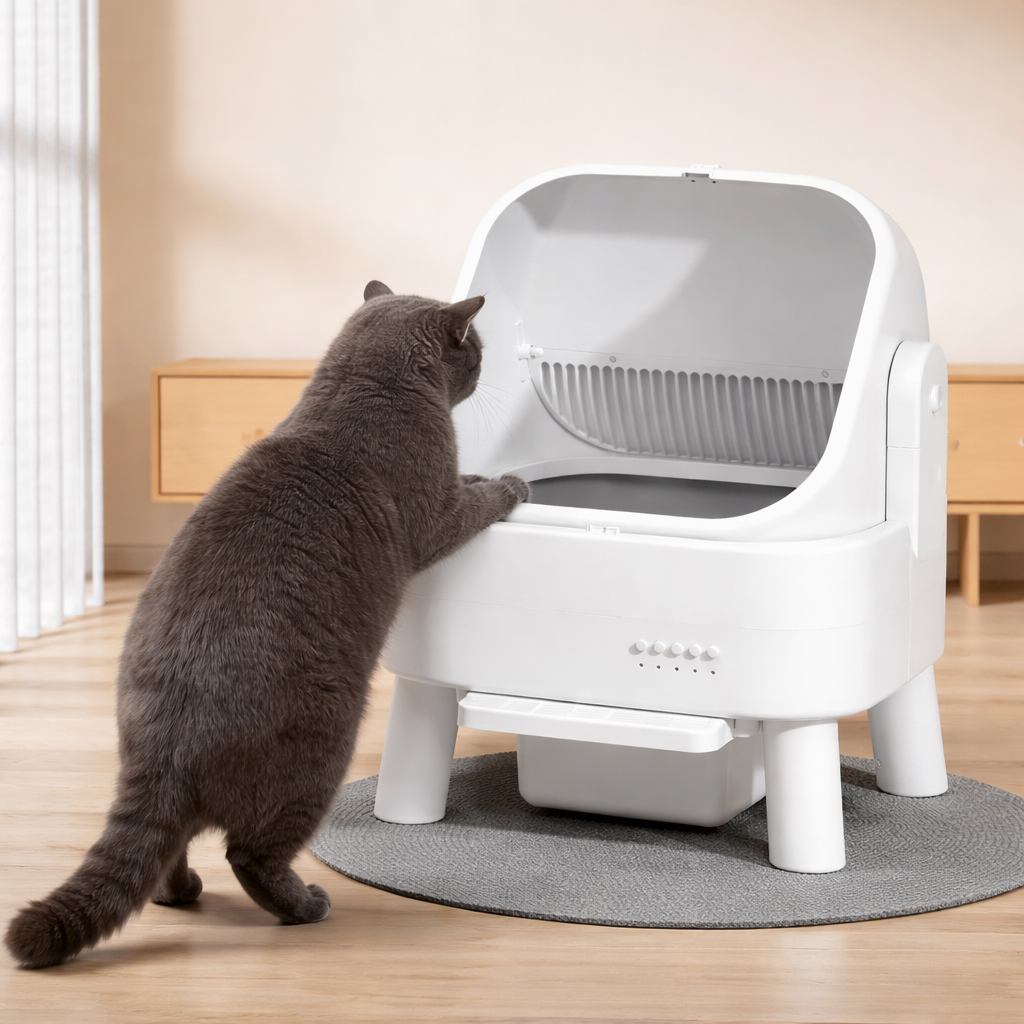 Automatic Cat Litter Box — Smart Self-Cleaning System