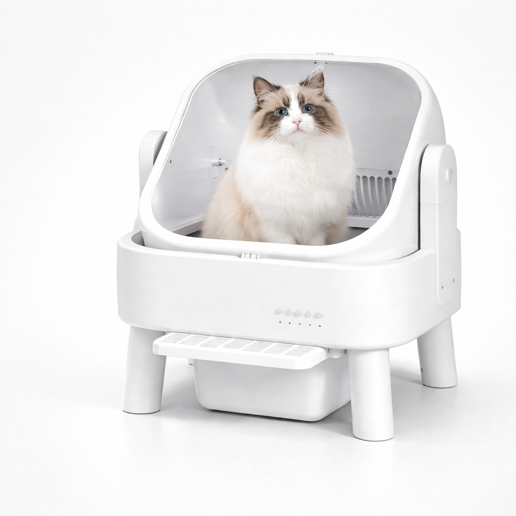 Automatic Cat Litter Box — Smart Self-Cleaning System