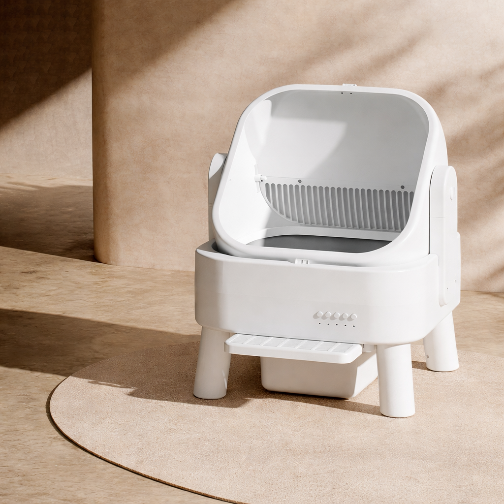 Automatic Cat Litter Box — Smart Self-Cleaning System