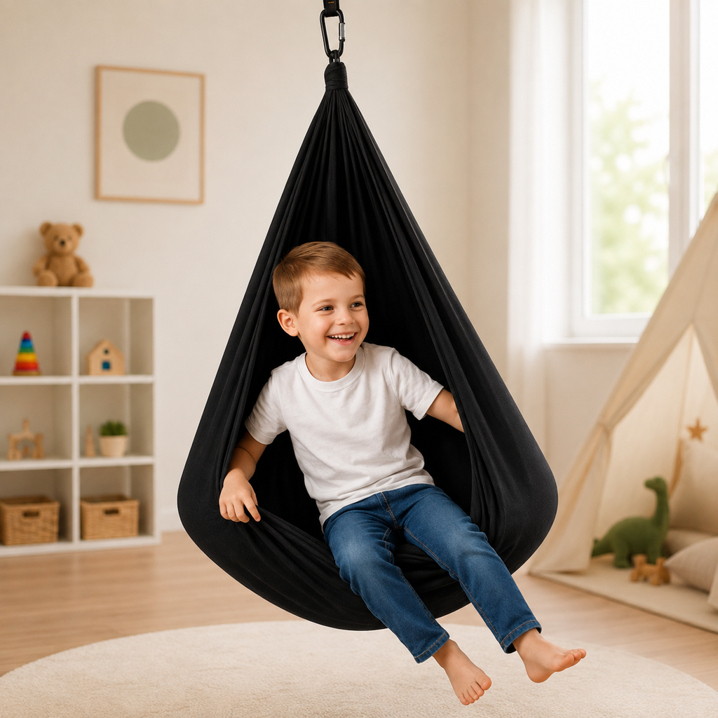 Leagăn terapeutic pivotant - leagăn senzorial calmant pentru relaxare