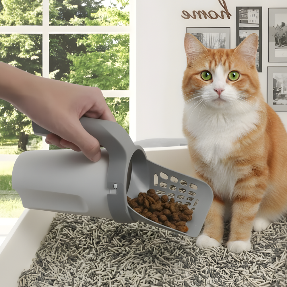 ScoopVault Integrated Litter Scoop & Waste Storage Bin