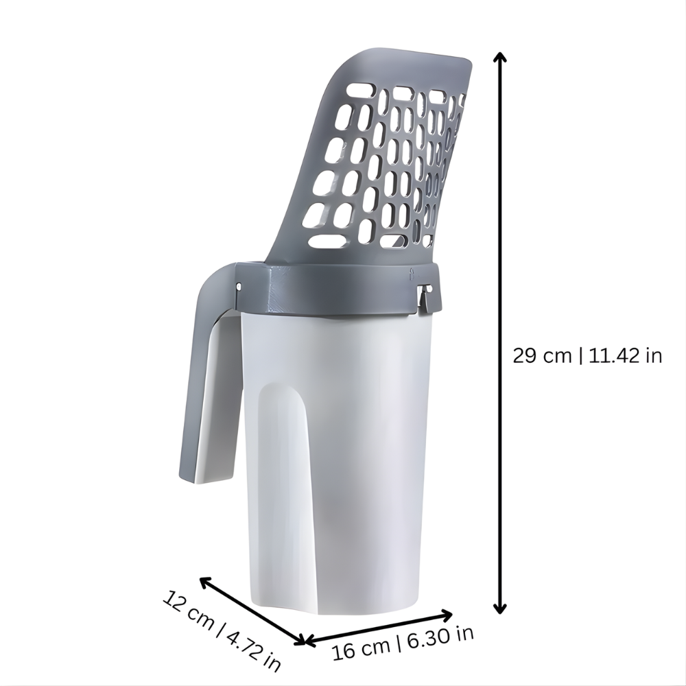 ScoopVault Integrated Litter Scoop & Waste Storage Bin