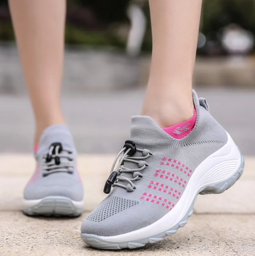 Zapatos OrthoStride para fascitis plantar con soporte de arco, alivio del dolor y horma ancha