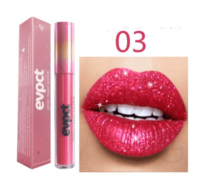 Crystal Glow Waterproof Glitter Lipstick For Festive Looks With Long Lasting Shine