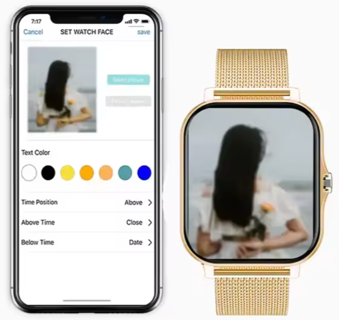 Stylowy smartwatch damski – Kompleksowe monitorowanie zdrowia i wydłużony czas pracy baterii - Esilora