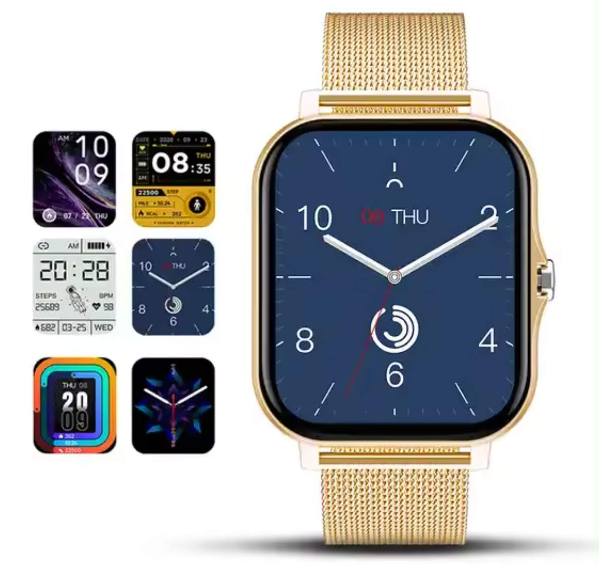 Stylowy smartwatch damski – Kompleksowe monitorowanie zdrowia i wydłużony czas pracy baterii - Esilora