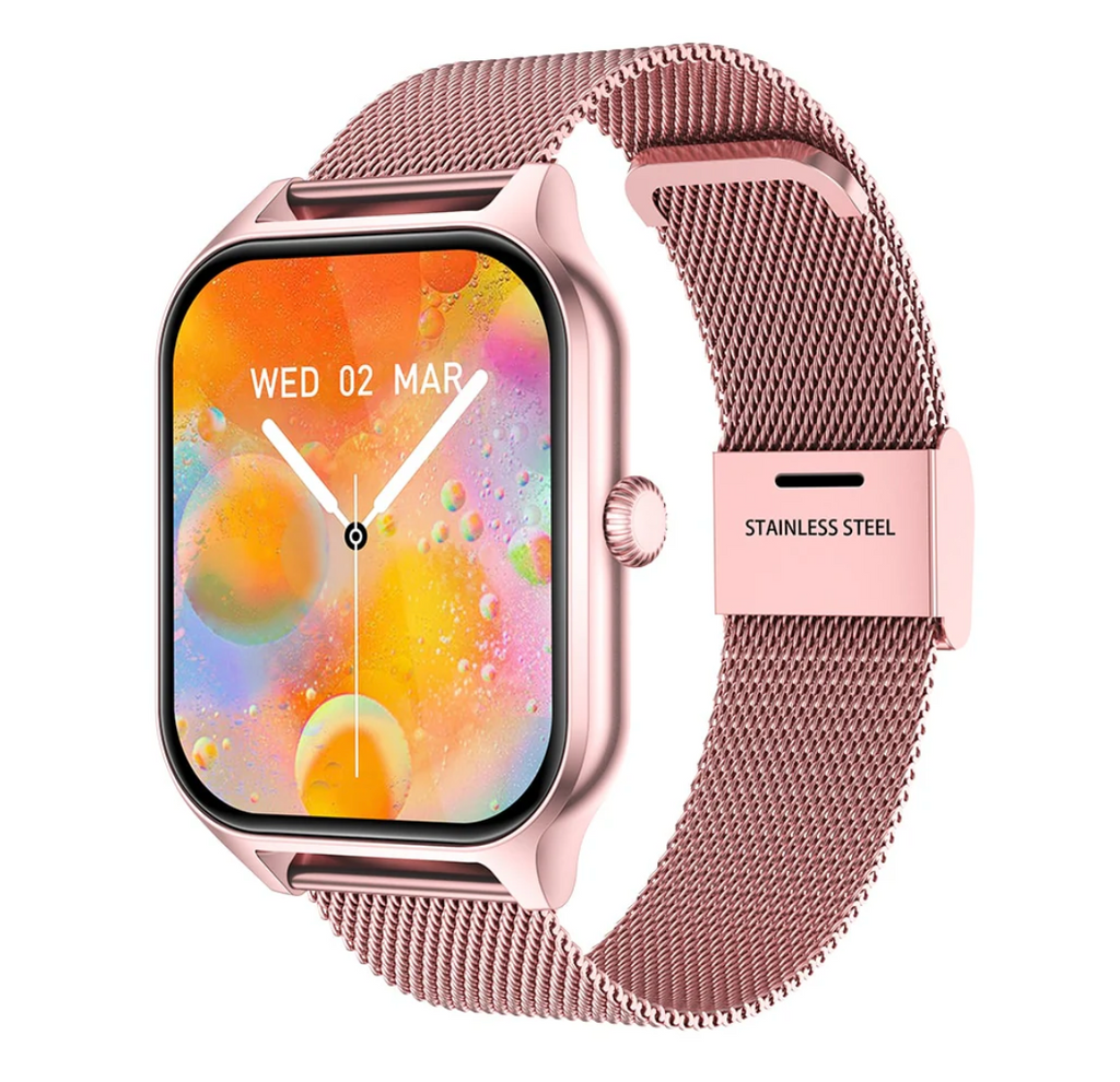 Stylowy smartwatch damski – Kompleksowe monitorowanie zdrowia i wydłużony czas pracy baterii - Esilora