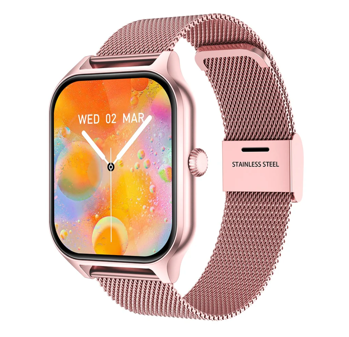 Stylowy smartwatch damski – Kompleksowe monitorowanie zdrowia i wydłużony czas pracy baterii - Esilora