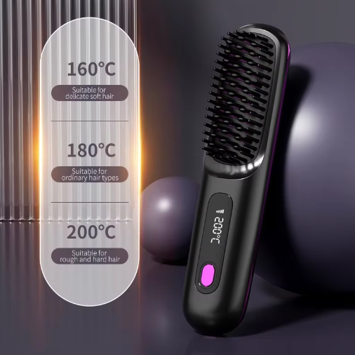 Kartáč na úpravu krátkých vlasů a ofiny – termo provedení - Esilora