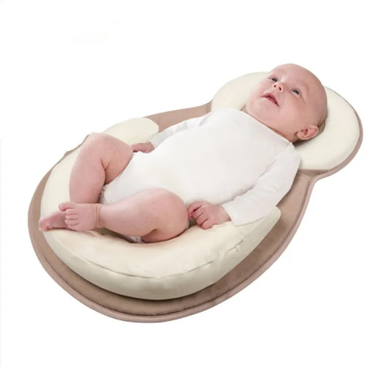 Cuscino ergonomico per neonati BabyEase — Supporto per la testa piatta, 0–6 mesi