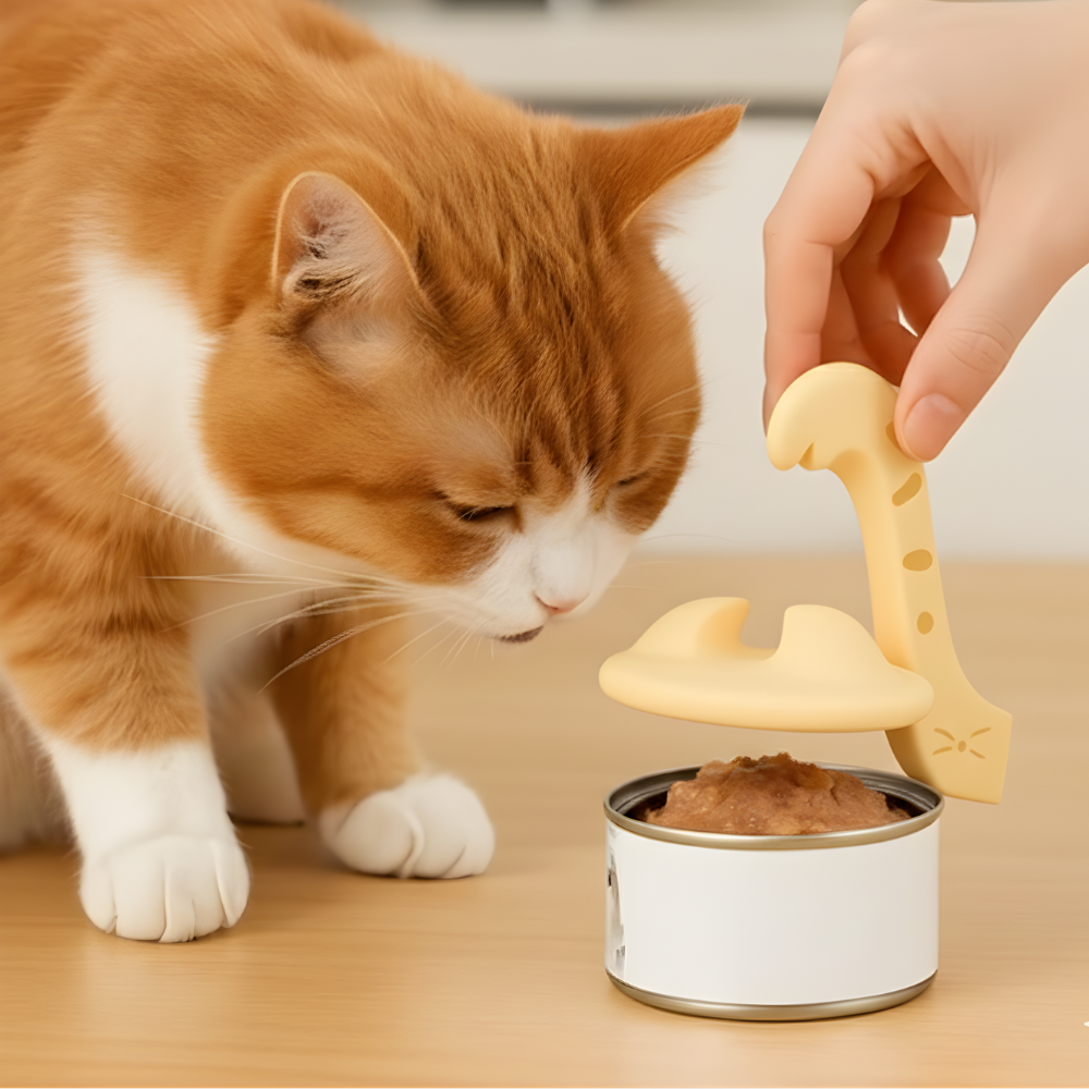 SealEase Cat Food Can Lid and Pull-Tab Opener Tool Set