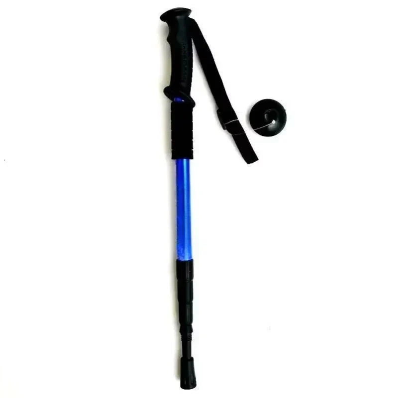 Shock-Absorbing Trekking Poles for Outdoor Hike Exploration