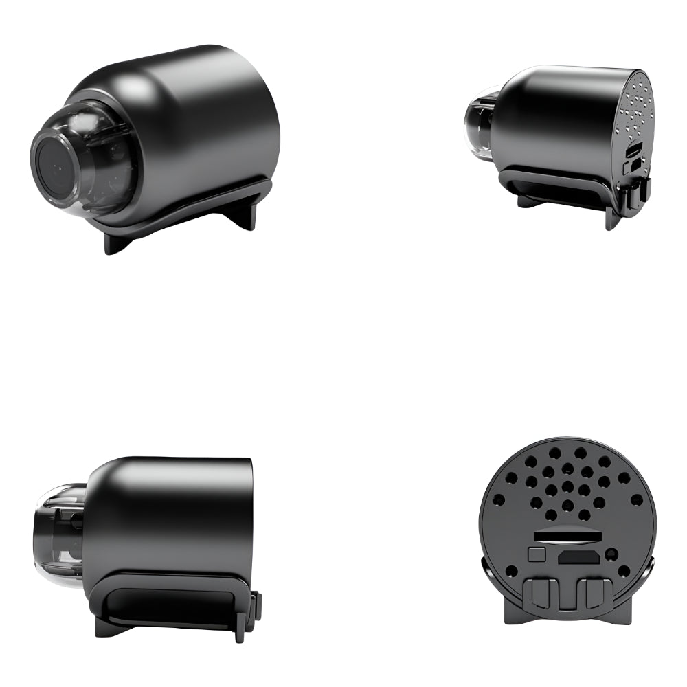 Miniaturowa bezprzewodowa kamera monitoringu do wnętrz — 1080p HD, czujnik ruchu, Wi-Fi 2,4 GHz
