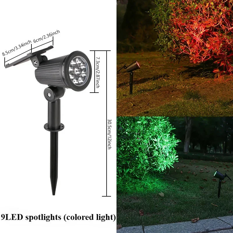 Solarer LED-Gartenstrahler für den Außenbereich - Esilora