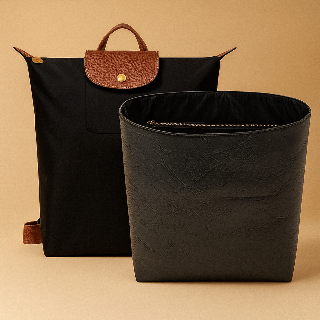 Compact Interior Bag Liner — Structure-Firming Insert for Small Shoppers & Modern Backpacks