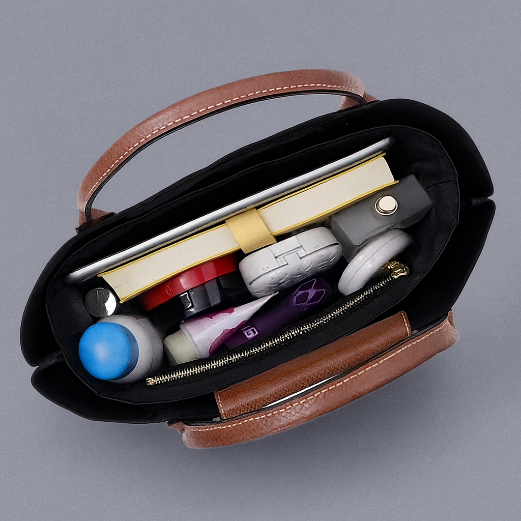 Compact Interior Bag Liner — Structure-Firming Insert for Small Shoppers & Modern Backpacks