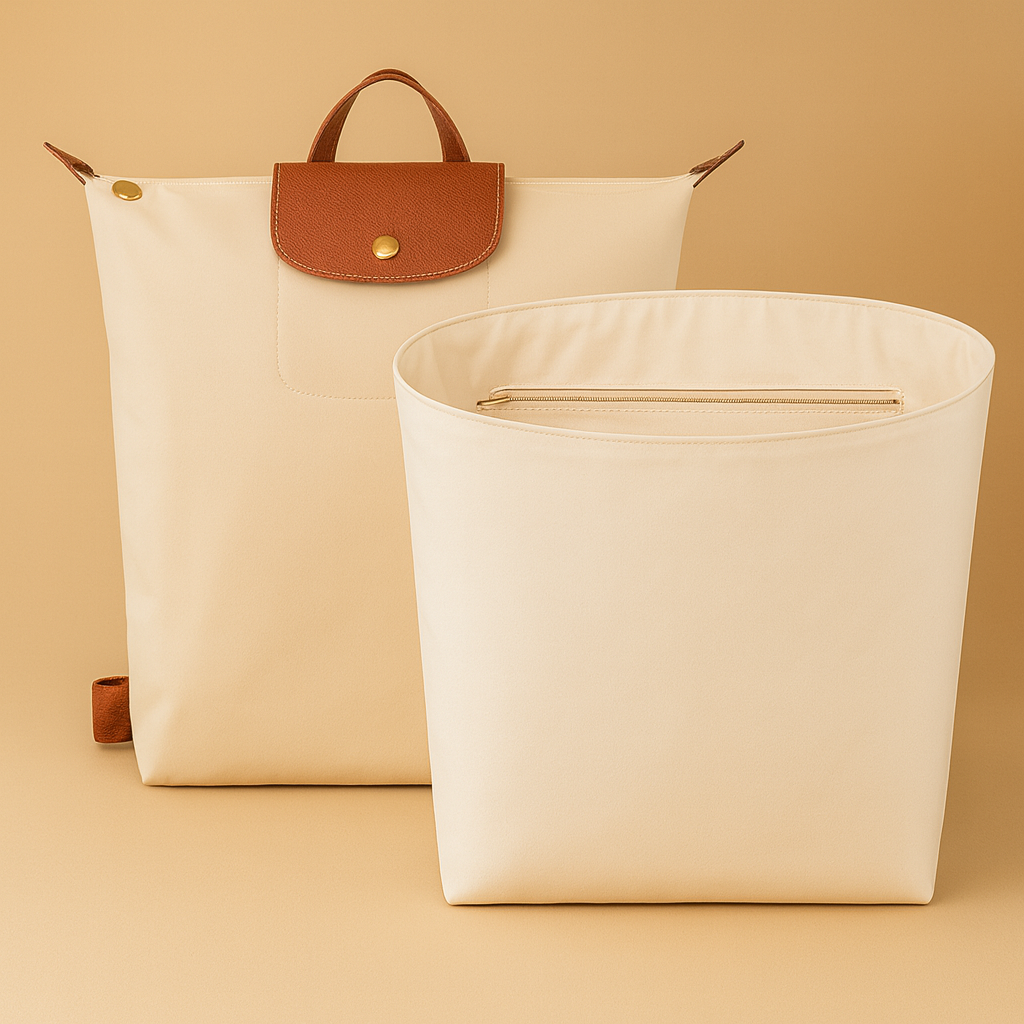 Compact Interior Bag Liner — Structure-Firming Insert for Small Shoppers & Modern Backpacks