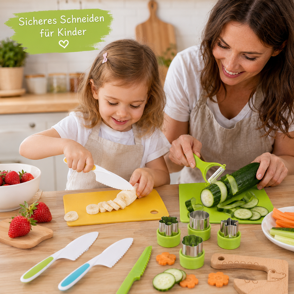 Set da cucina per il gioco di ruolo dei bambini — Utensili da cucina giocattolo sicuri