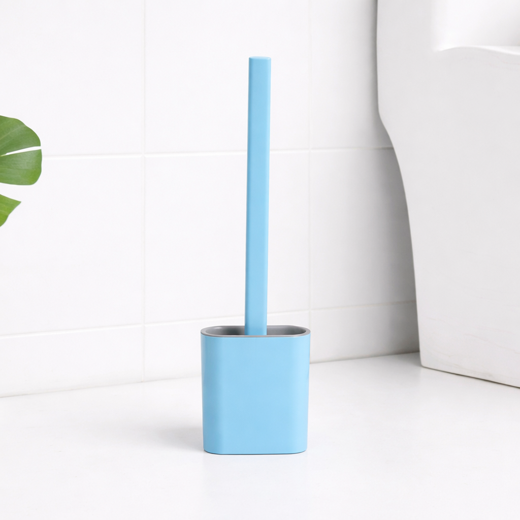Flexible Silicone Toilet Brush Set