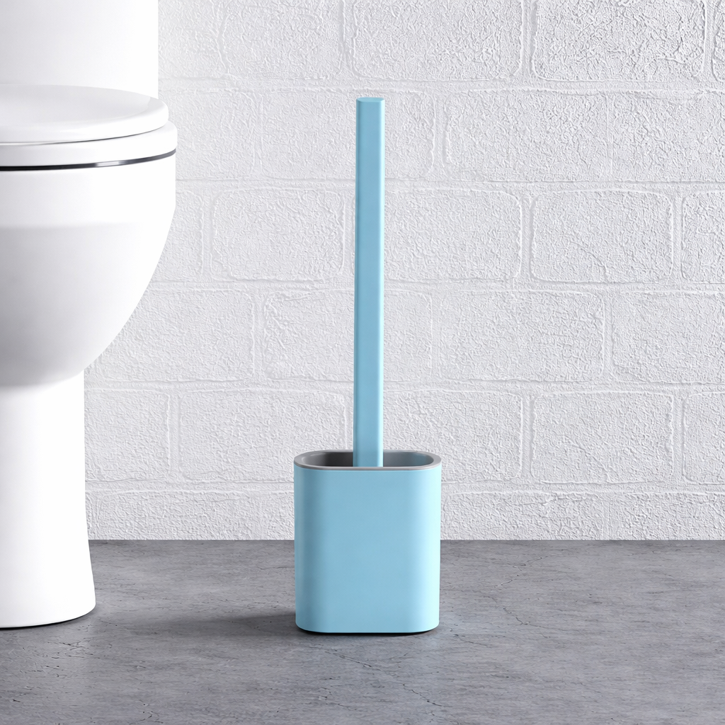Flexible Silicone Toilet Brush Set