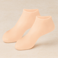 Meias hidratantes de silicone para os pés — capas hidratantes reutilizáveis