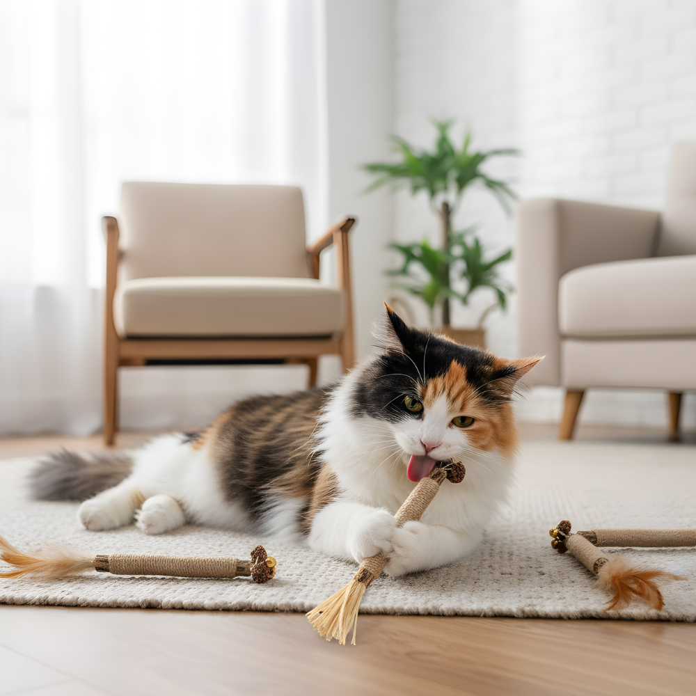 SilverSmile Natural Silvervine Chew Sticks for Cat Dental Care