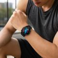 Smartwatch desportivo e de fitness — monitor de frequência cardíaca, monitor de atividade e relógio de treino