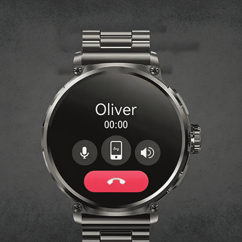 Waterproof GPS Smartwatch — 5 ATM, Rugged Build, Trail Tracking