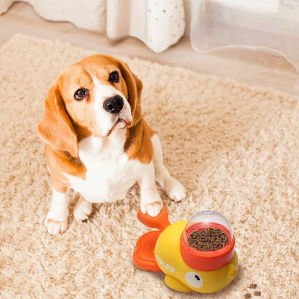 SnackMotion Interactive Rolling Dog Treat Dispenser — Slow Release