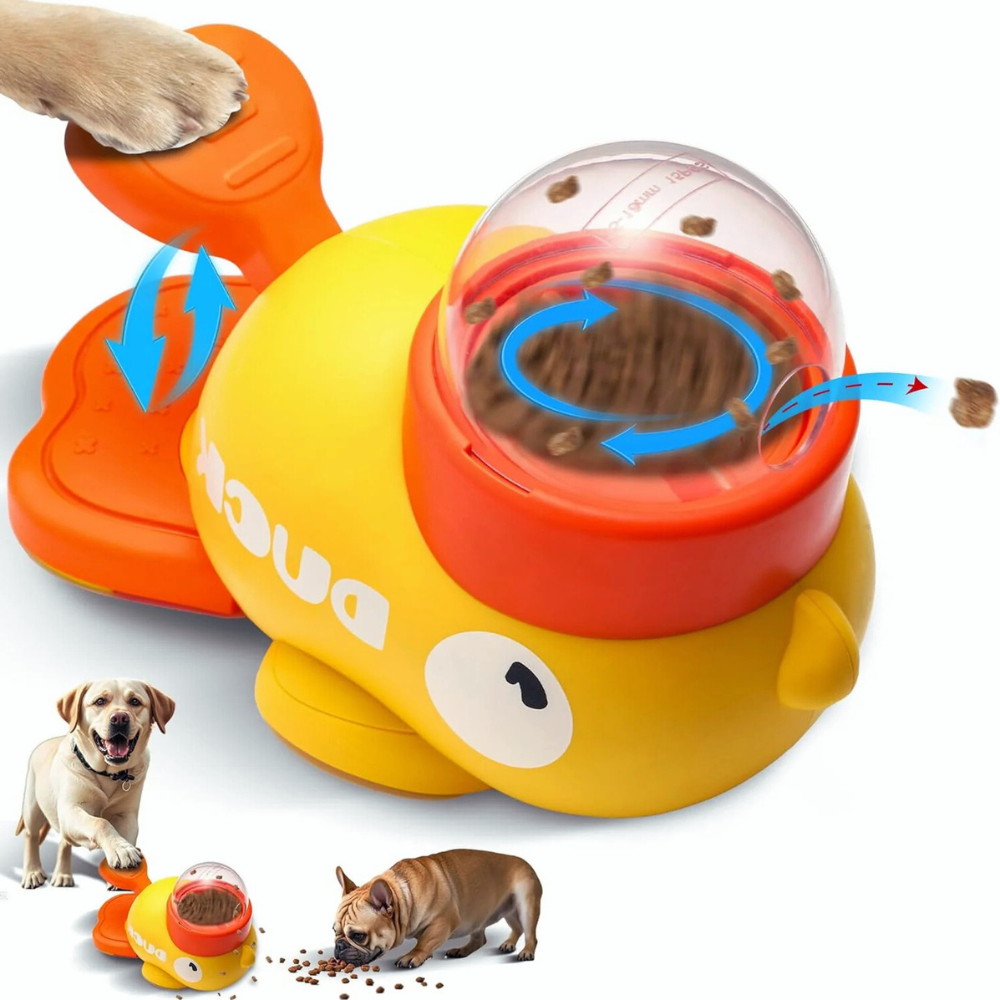 SnackMotion Interactive Rolling Dog Treat Dispenser — Slow Release