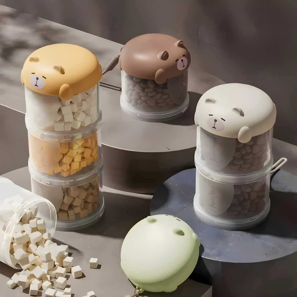SnackStack Portable Dog Treat Dispenser — Stackable Compartments