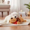 SnuggleBeat Calming Heartbeat Puppy Dog Plush Toy — Removable Module